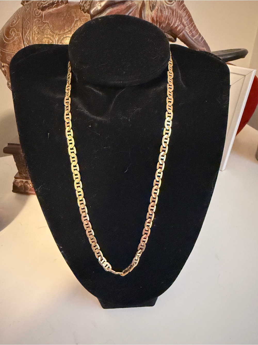 Gucci Gold and Yellow Link Chain Necklace
